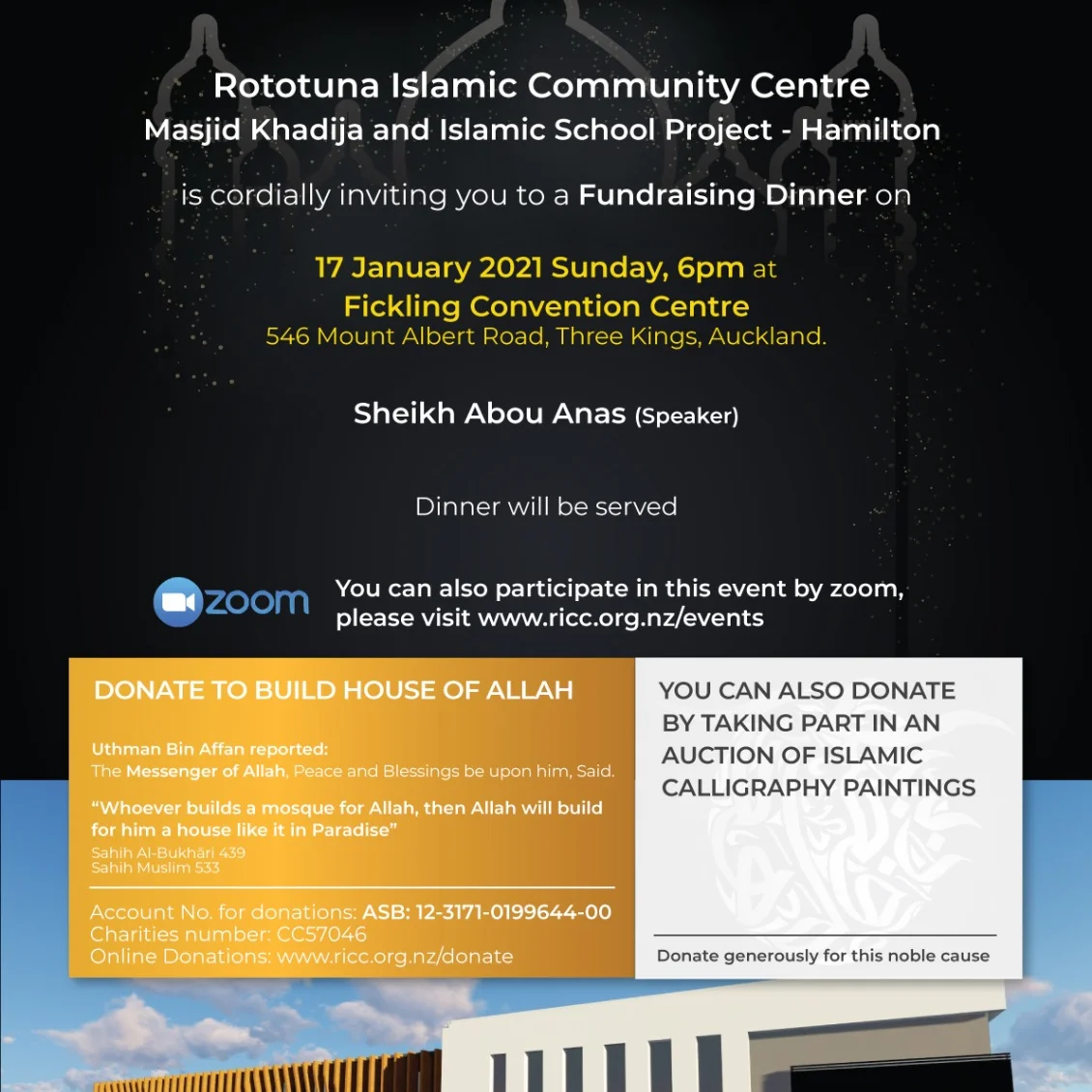 Auckland Fundraising Dinner